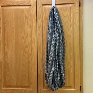 Infinity Scarf - Black and Silver